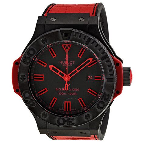 hublot big bang all black red|hublot big bang geneve price.